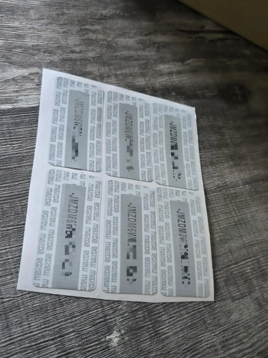 How Copart Increases Vehicle Safety with Anti Tamper Labels and Theft Proof VIN Decals on Toyota - VIN SHIELD UK LTD