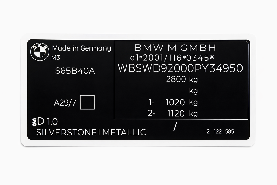 The Complete Guide to Replacement VIN Stickers & Chassis Plates in the UK (2026 Edition)