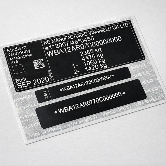 Anti-Tamper VIN Stickers & Laser Etched Chassis Plates – How Professional Manufacturing Works