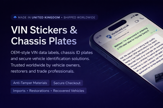 The Hidden Role of Laser Made VIN Tags in Chassis ID and Anti Tamper Labels for Stolen Recovered Vehicles Across the Globe