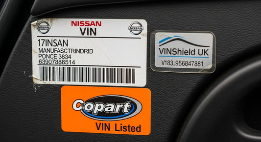 The Ultimate Guide to Nissan VIN Stickers for Copart Cat X Stolen Recovered Vehicles - copart vin stickers