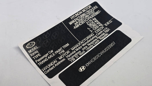 Ultimate Checklist for Ordering Replacement VIN Stickers with VIN Decals and Chassis Plates from a Worldwide Supplier