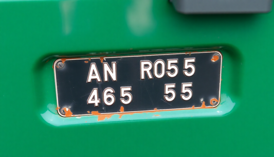 Land rover chassis vin plates