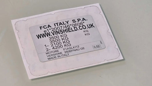 The Ultimate Guide to Theft Proof Replacement VIN Stickers and Decals for FORD and Their Role in Chassis ID Security - VIN SHIELD UK LTD