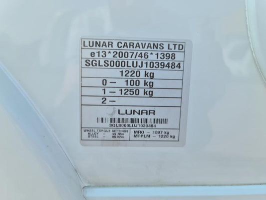 Caravan VIN Stickers