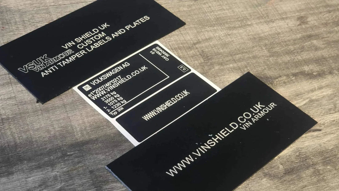 Volkswagen VIN Tag Stickers