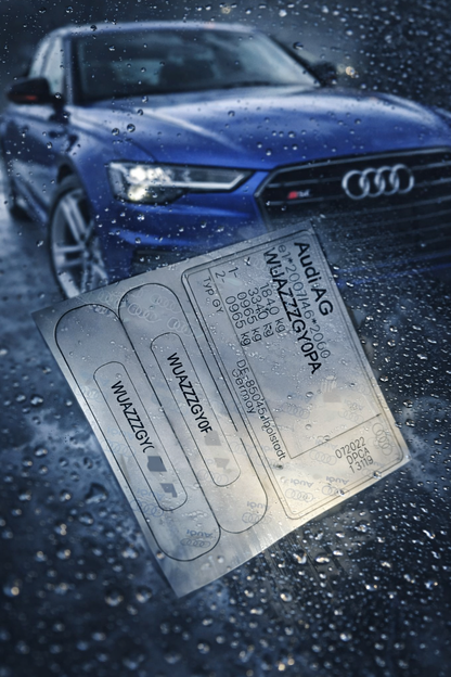 Replacement VIN Stickers for Audi - VIN SHIELD UK LTD