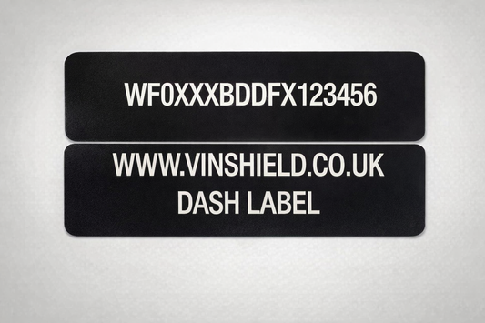 Windscreen VIN Label Replacement UK (Dashboard / Screen VIN Sticker)