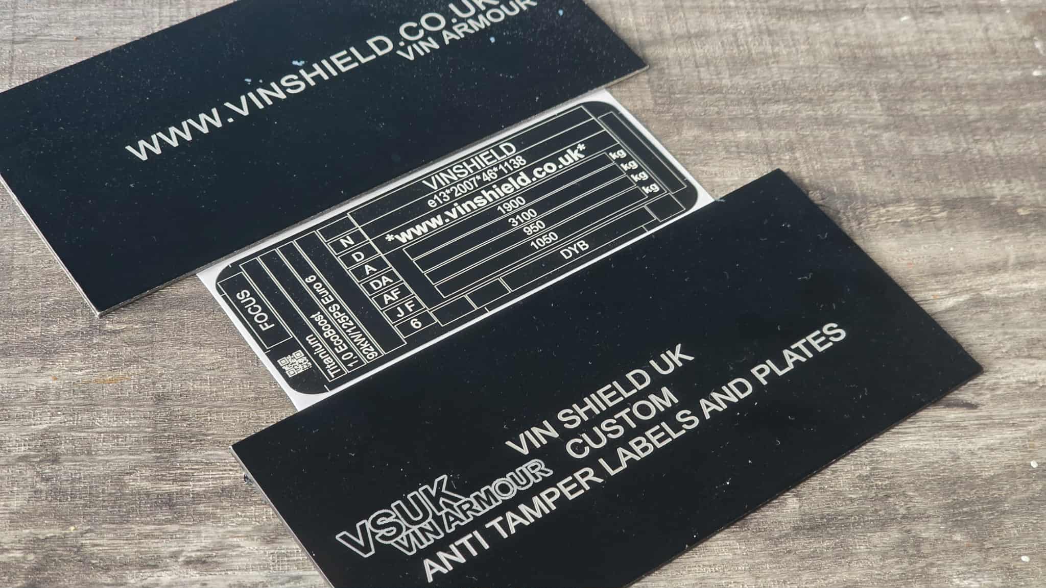 Focus VIN Label - VINSHIELD UK