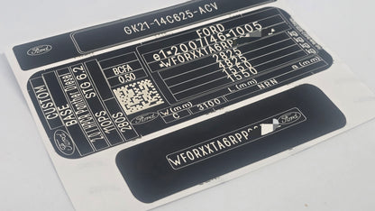 BMW UK – BMW VIN stickers and car VIN labels

Mercedes-Benz UK – Mercedes VIN decals and tamper-proof VIN stickers

Audi UK – Audi vehicle identification number stickers and OEM VIN labels

Ford UK – Ford VIN stickers, custom automotive VIN labels

Toyota UK – Toyota VIN decals and replacement VIN stickers

Volkswagen UK – VW VIN stickers and durable car VIN labels

Honda UK – Honda VIN decals, tamper-proof vehicle ID stickers

Nissan UK – Nissan VIN stickers and OEM-compliant VIN labels

Jaguar UK – Jaguar