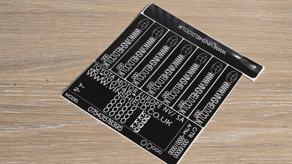 Replacement VIN Tag Decals Stickers & Plates