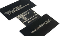 VSUK custom anti tamper vin labels and plates including vin stickers vin plates chassis plates vin tags data plates