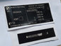 VINSHIELD UK vin stickers, vin plates, chassis plates, vin tags, data plates, and anti tamper vin labels for BMW M5