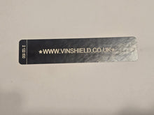 VINSHIELD UK metal vin stickers chassis plates vin tags data tags data plates with website engraving