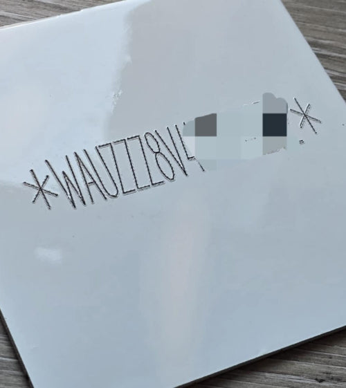 Vehicle VIN chassis plate