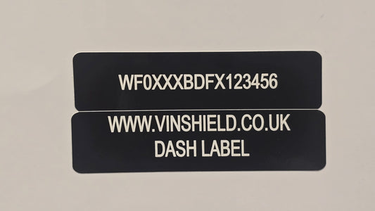 repalcement windscreen label